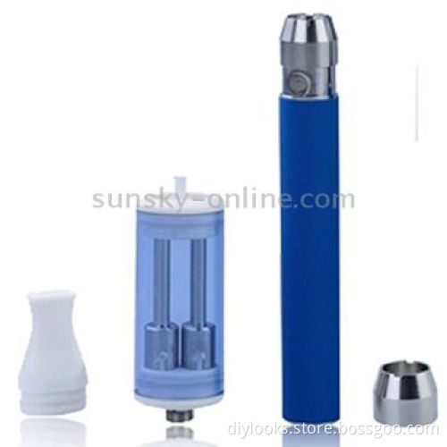 Double Stem USB Rechargeable Electronic Cigarettes with 5mL Dual Resistor Atomizer